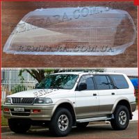 стекло фары Mitsubishi Pajero Sport / Montero Sport 1996-2008 Remfara
