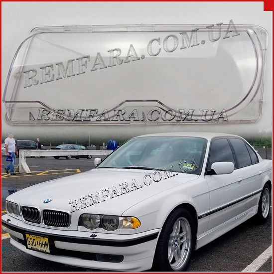 стекло фары BMW 7 E38 1997 - 2001 Рестайл Remfara