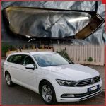 Скло фари Passat B8 Halogen