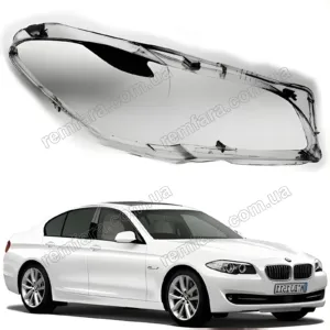 Стекло фары BMW 5 Series F10, F11, F18 (2009–2017) HELLA