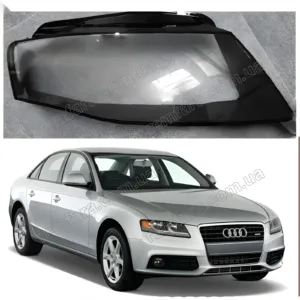 Стекло фары Audi A4 (B8) (2007–2011) / Allroad A4 2009-2011 Дорестайл