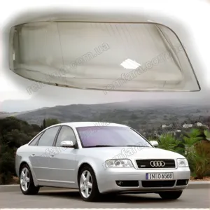 Стекло фары Audi A6 (C5) (2001–2005) рестайл