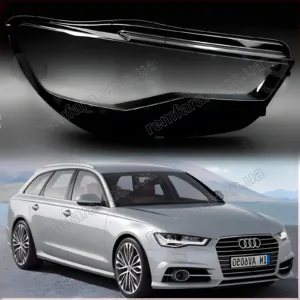 Стекло фары AUDI A6 C7 (2014–2019) рестайл и ALLROAD
