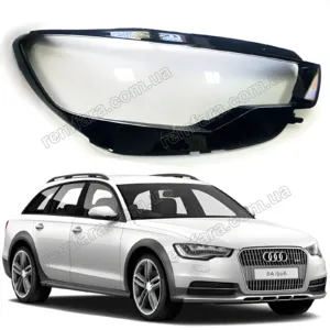 Стекло фары Audi A6 C7 (2010–2014) Дорестайл, Allroad (2012–2014)