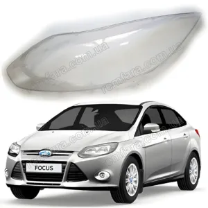 Скло фари Ford Focus 3 (CB8, CEW) (2010–2015) Дорестайл