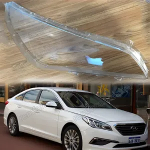 Стекло фары Hyundai Sonata 7 LF (2014–2018) Дорестайл