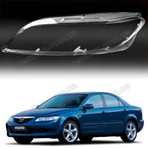 Скло фари Mazda 6 GG (2002–2008)