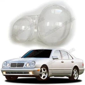 Скло фари Mercedes E Class W210 (1999–2003) Галоген