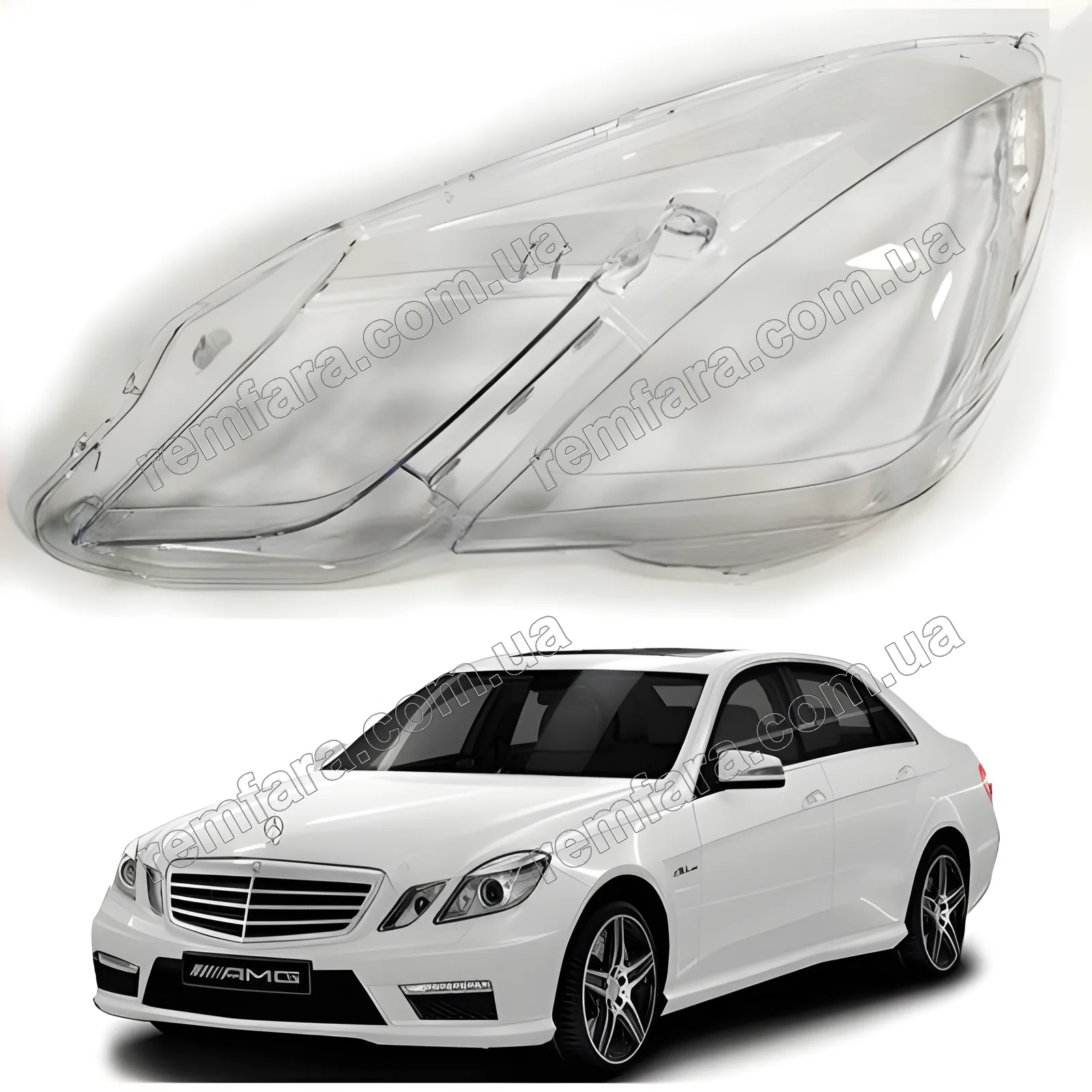 Скло фари Mercedes W212 (2009–2013) Дорестайл