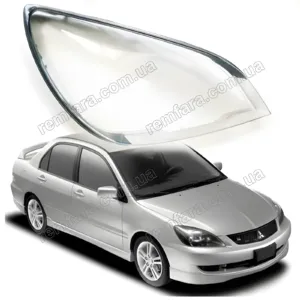 Стекло фары Mitsubishi Lancer 9 (2007–2011) China рестайл