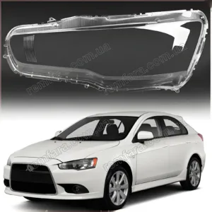 Скло фари Mitsubishi Lancer X (2007–2017)