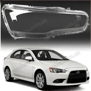 Стекло фары Mitsubishi Lancer X (2007–2017)