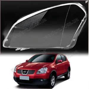 Скло фари Nissan Qashqai 1 (2006–2010) Дорестайл
