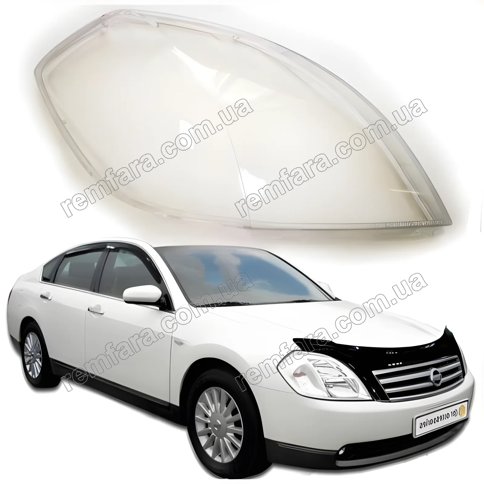 Стекло фары Nissan Teana J31 (2006–2008)