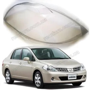 Стекло фары Nissan Tiida C11, C11X (2004–2014)