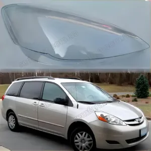 Стекло фары Toyota Sienna (2006–2009) 2 поколение, рестайл