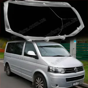 Стекло фары Volkswagen Transporter T5 (2009–2015) рестайл