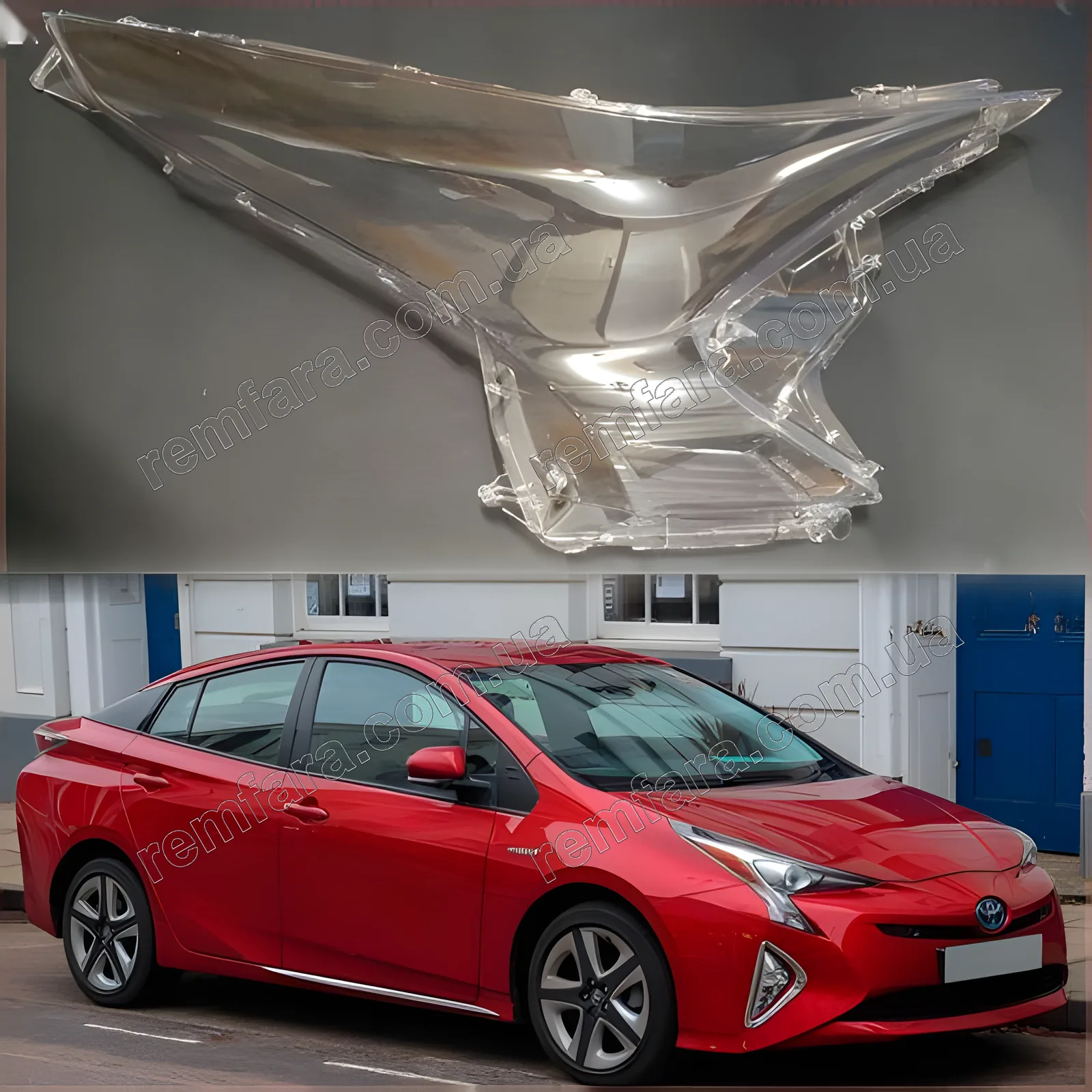 Стекло фары Toyota Prius 4 (ZVW50R) 2015-2019