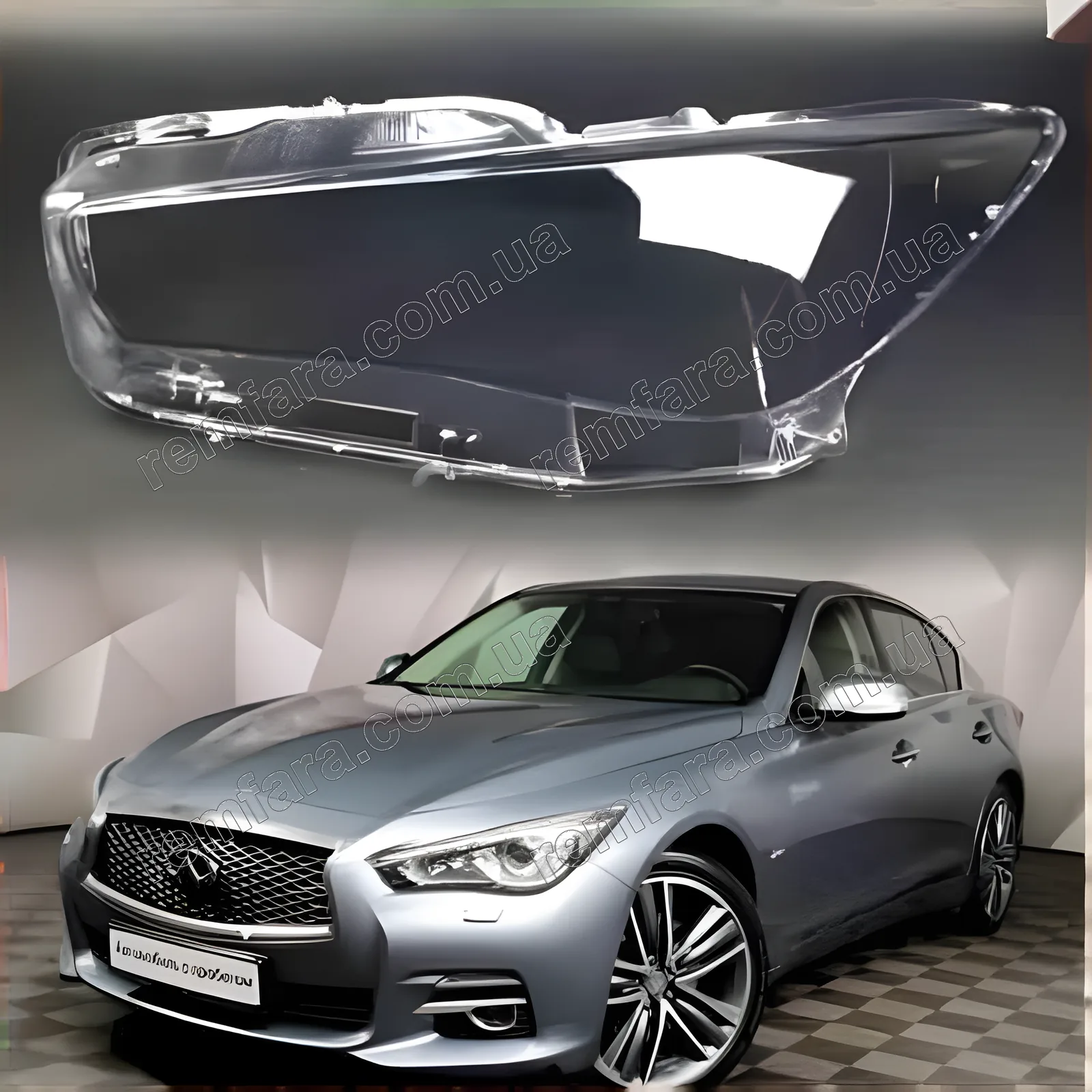 Скло фари Infiniti Q50 V37 I поколение (2013–2024)