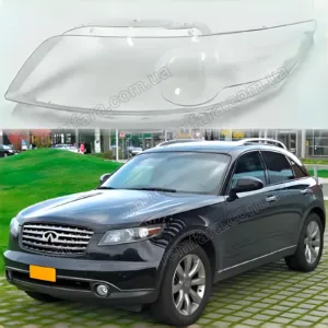 Скло фари Infiniti FX35 FX45 FX37 S50 (2002–2008) дорестайл 1 поколение