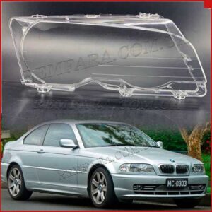 Стекло фары БМВ Е46 купе 2 двери 1998-2004