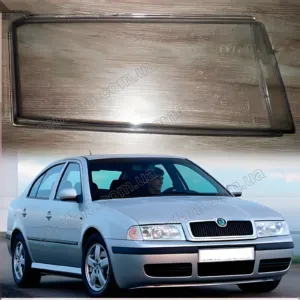Стекло фары Skoda Octavia Tour (2000–2011) рестайл