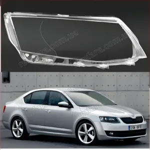 Стекло фары Skoda Octavia 3 A7 (2012–2017) Дорестайл