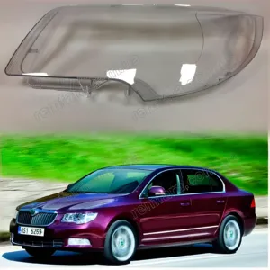 Скло фари Skoda Superb 2 (2008–2013) Дорестайл