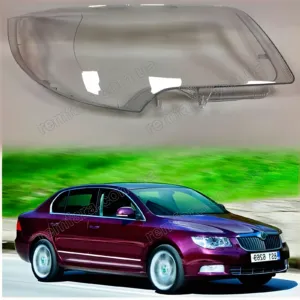 Стекло фары Skoda Superb 2 (2008–2013) Дорестайл