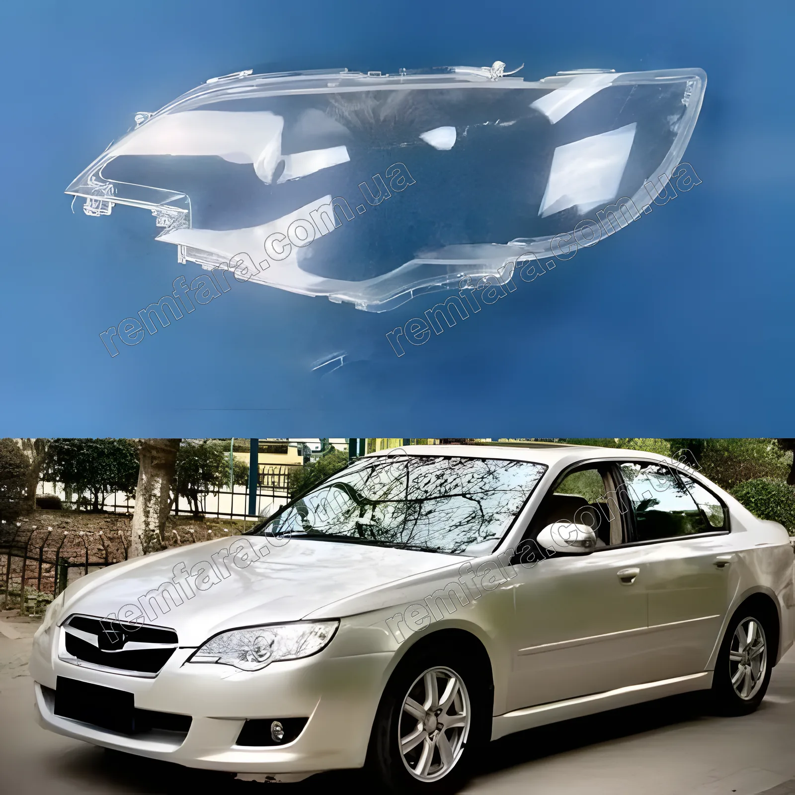 Скло фари Subaru Legacy BL (2006–2009) IV