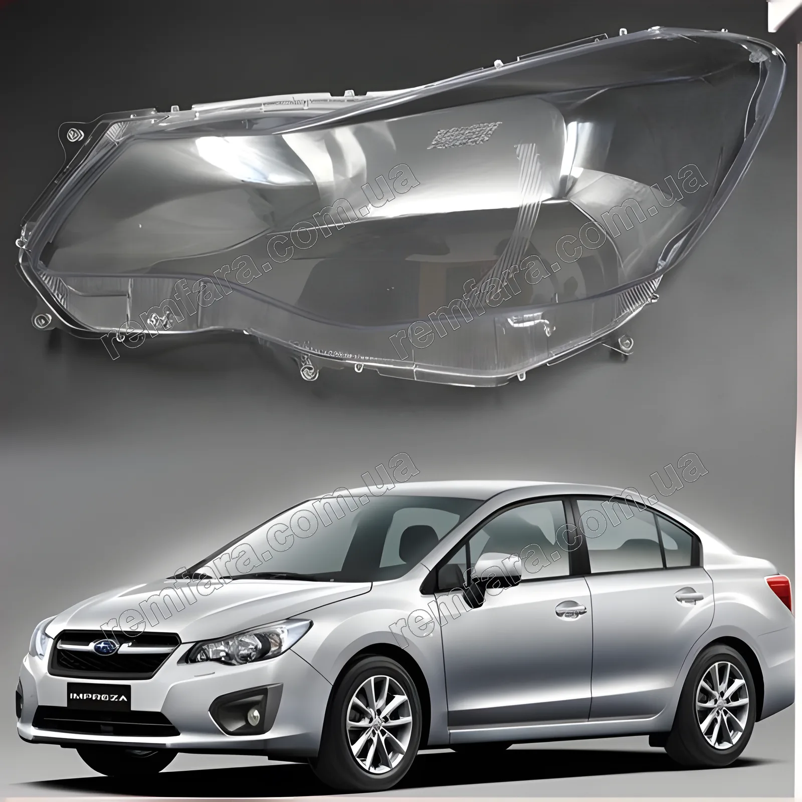 Скло фари Subaru Impreza (GJ, GP) (2011–2017)