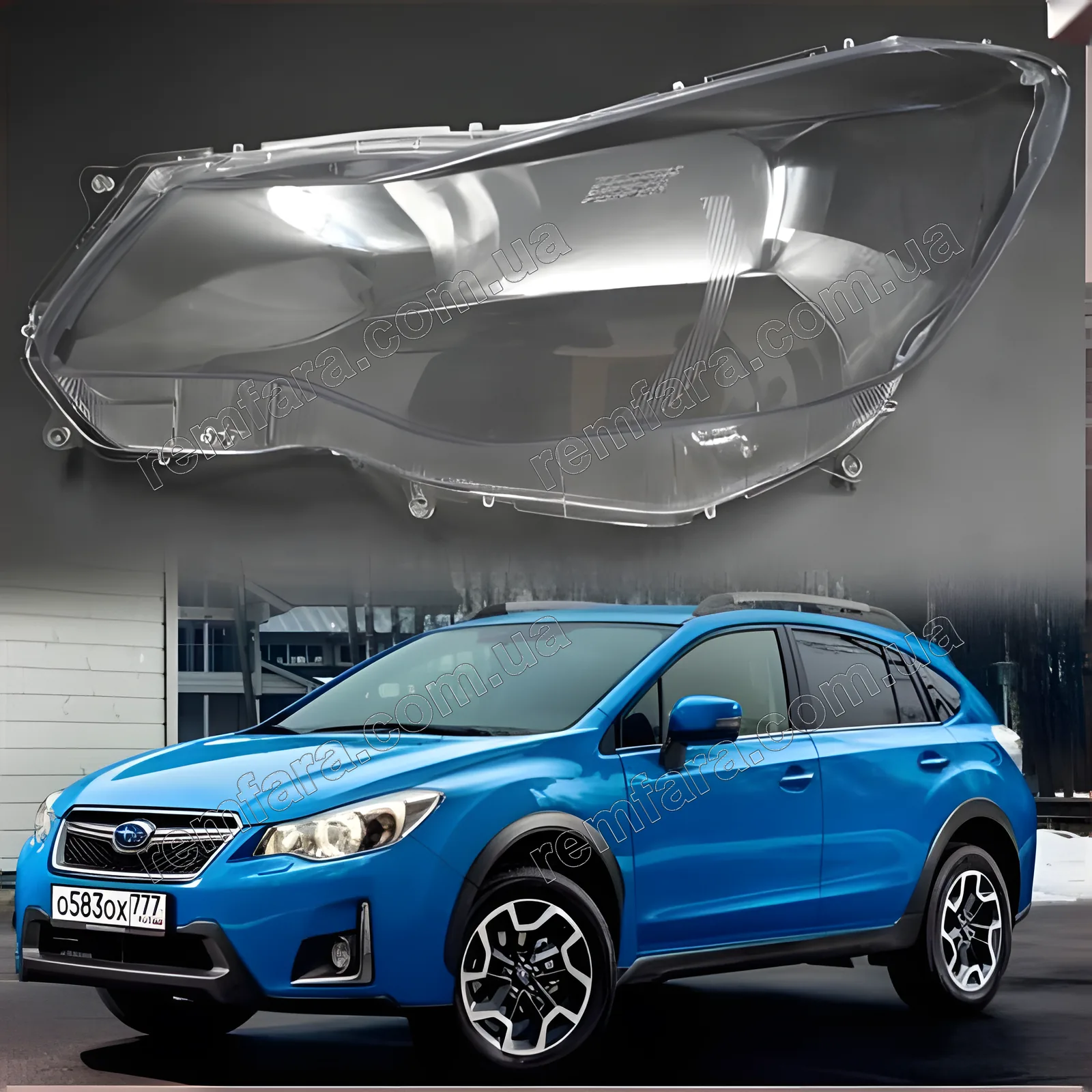 Скло фари Subaru XV Crosstrek GP 1 (2011–2017)