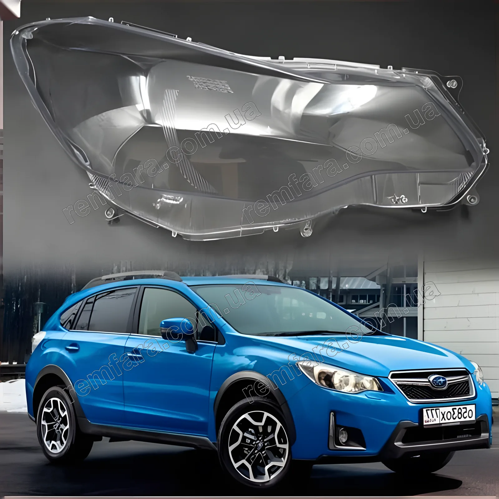 Стекло фары Subaru XV Crosstrek GP 1 (2011–2017)