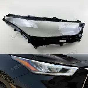 Стекло фары Toyota Highlander XU70 Full LED (2019–2026) IV Линза дорестайл