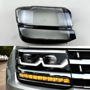 Стекло фары VW Volkswagen Teramont (2016–2020) LED Hella Дорестайл