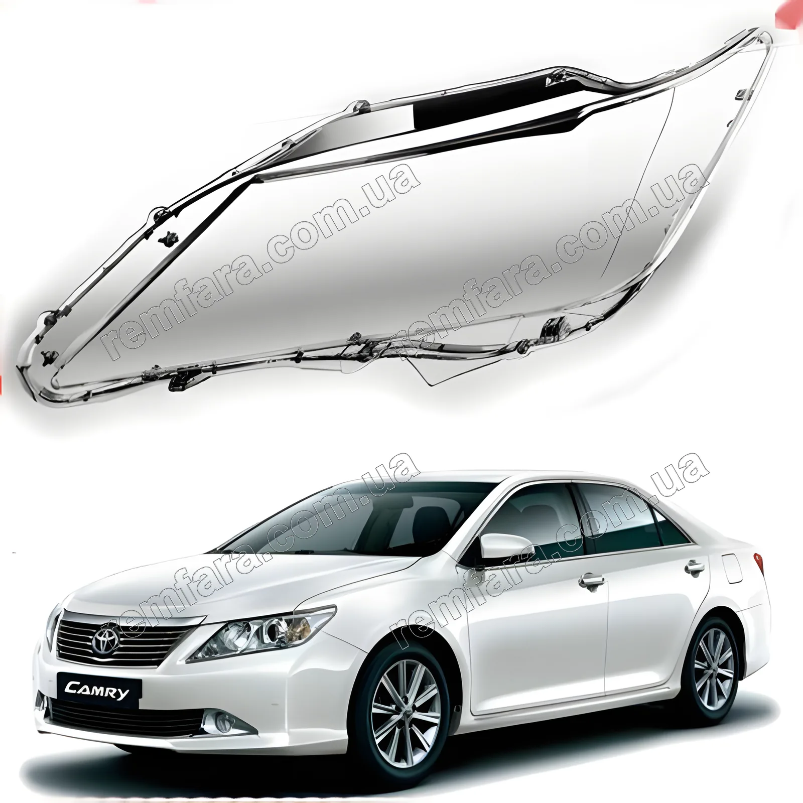 Скло фари Toyota Camry XV50 (2011–2014) Дорестайл