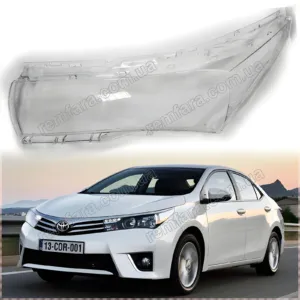 Скло фари Toyota Corolla E170 E180 Halogen Asia (2012–2016)