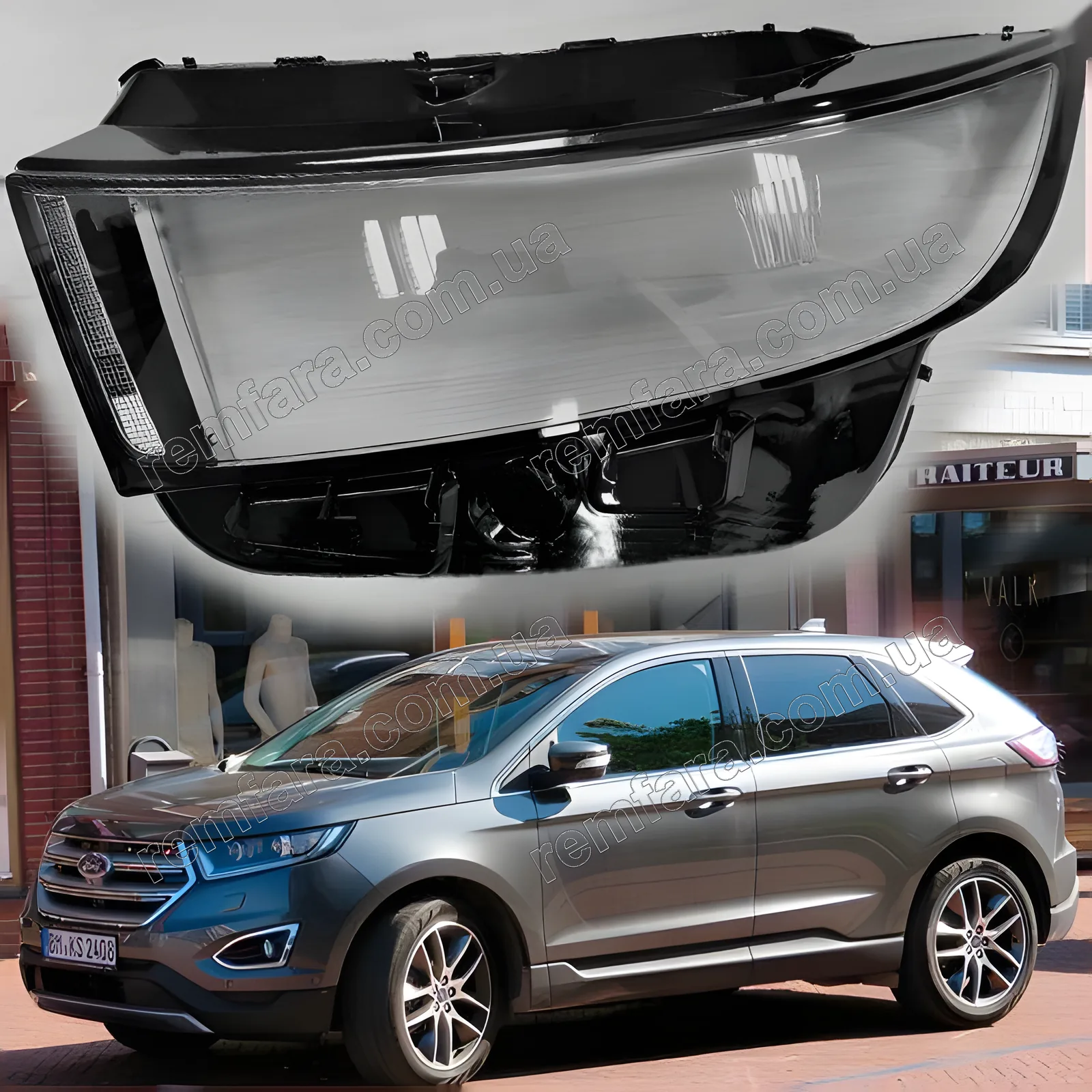 Скло фари Ford Edge 2 (CD4) (2015–2019)
