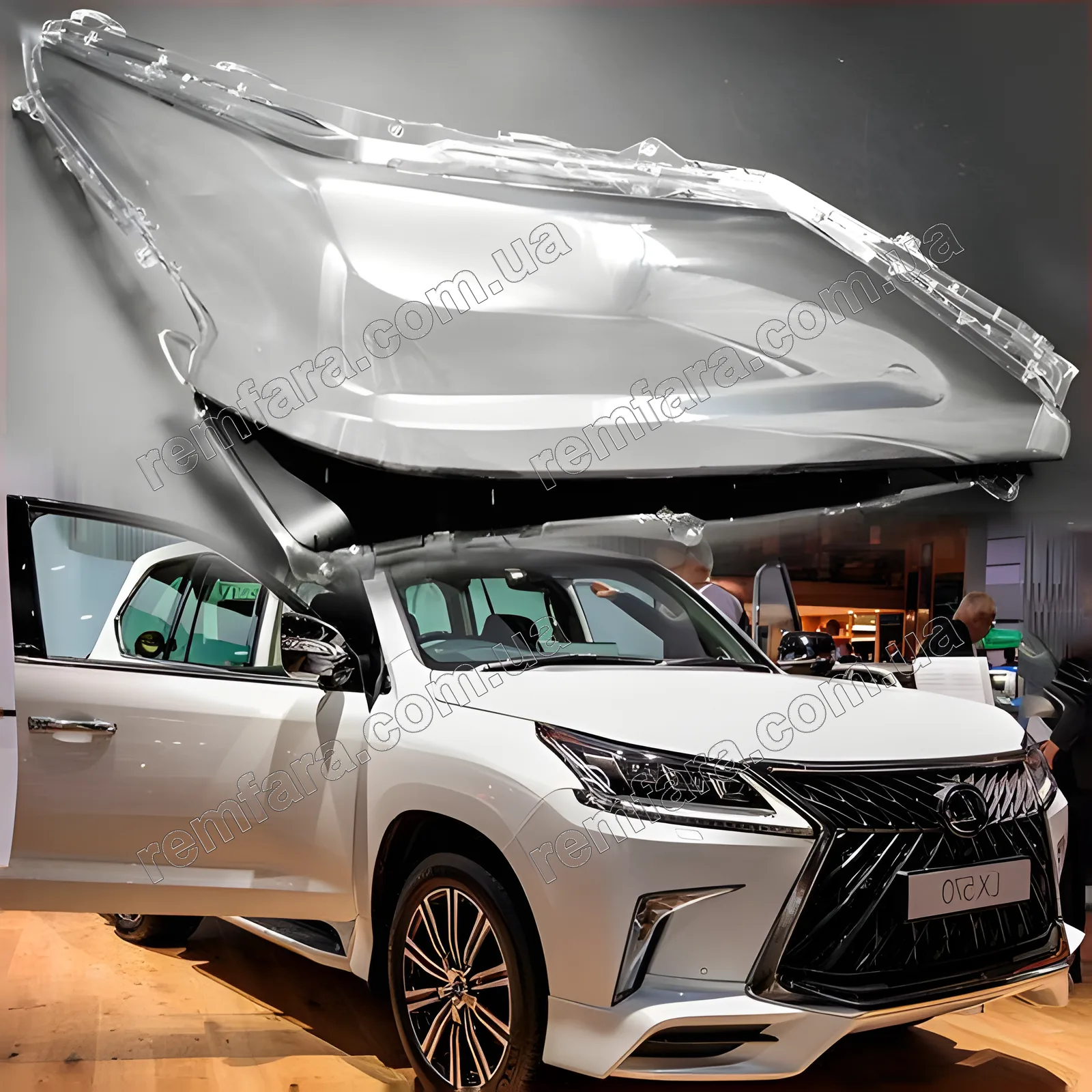 Стекло фары Lexus LX 4 J200 LX450 LX570 (2015–2021)