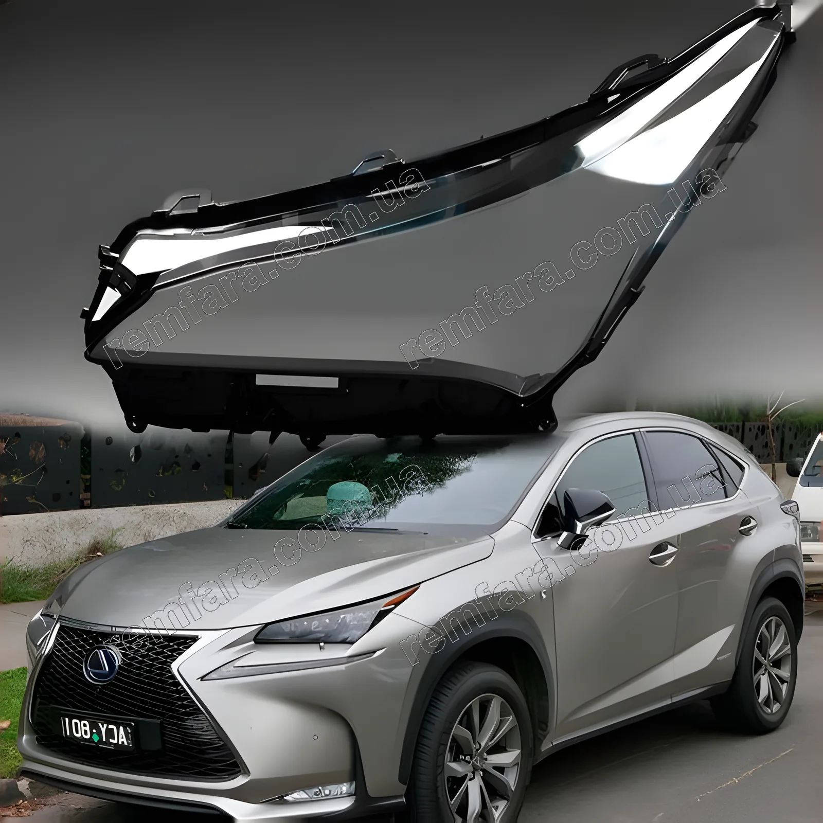 Скло фари Lexus NX 1 AZ10 (2014–2021) дорестайл
