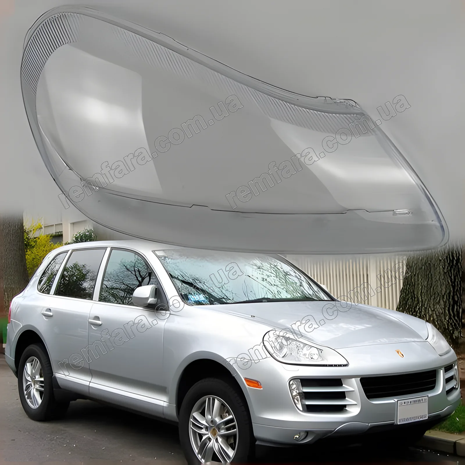 Стекло фары Porsche Cayenne 957 (2007–2010)