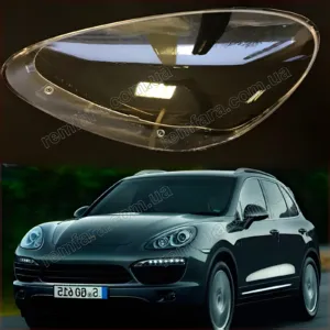 Скло фари Porsche Cayenne 958 (2010–2014) дорестайл