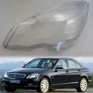 Скло фари Mercedes C Class W204 (2007–2011) Дорестайл
