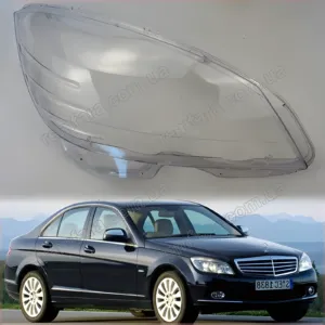 Стекло фары Mercedes C Class W204 (2007–2011) Дорестайл