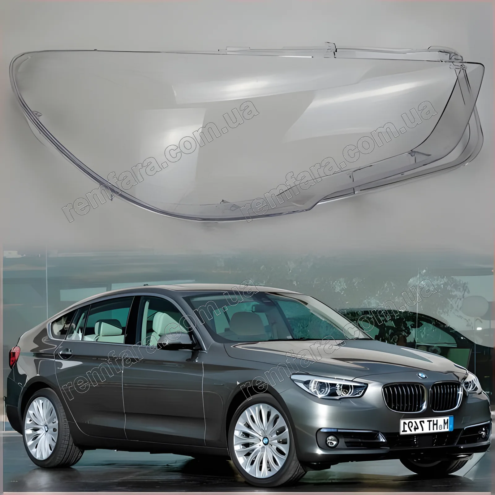 Стекло фары BMW 5 GT F07 (2009–2016)