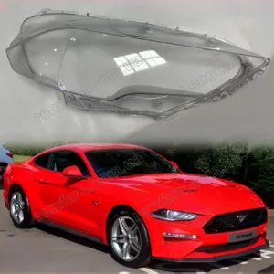 Стекло фары Ford Mustang 6 GT (2017–2024) Рестайл