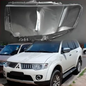 Скло фари Mitsubishi Pajero Sport 2 KG, KH (2008–2016)