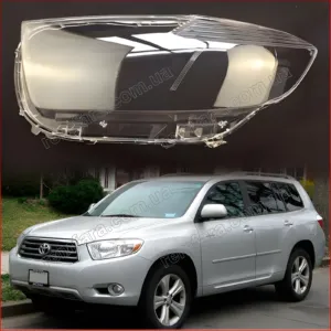 Скло фари Toyota Highlander 2 XU40 (2007–2010) Дорестайл