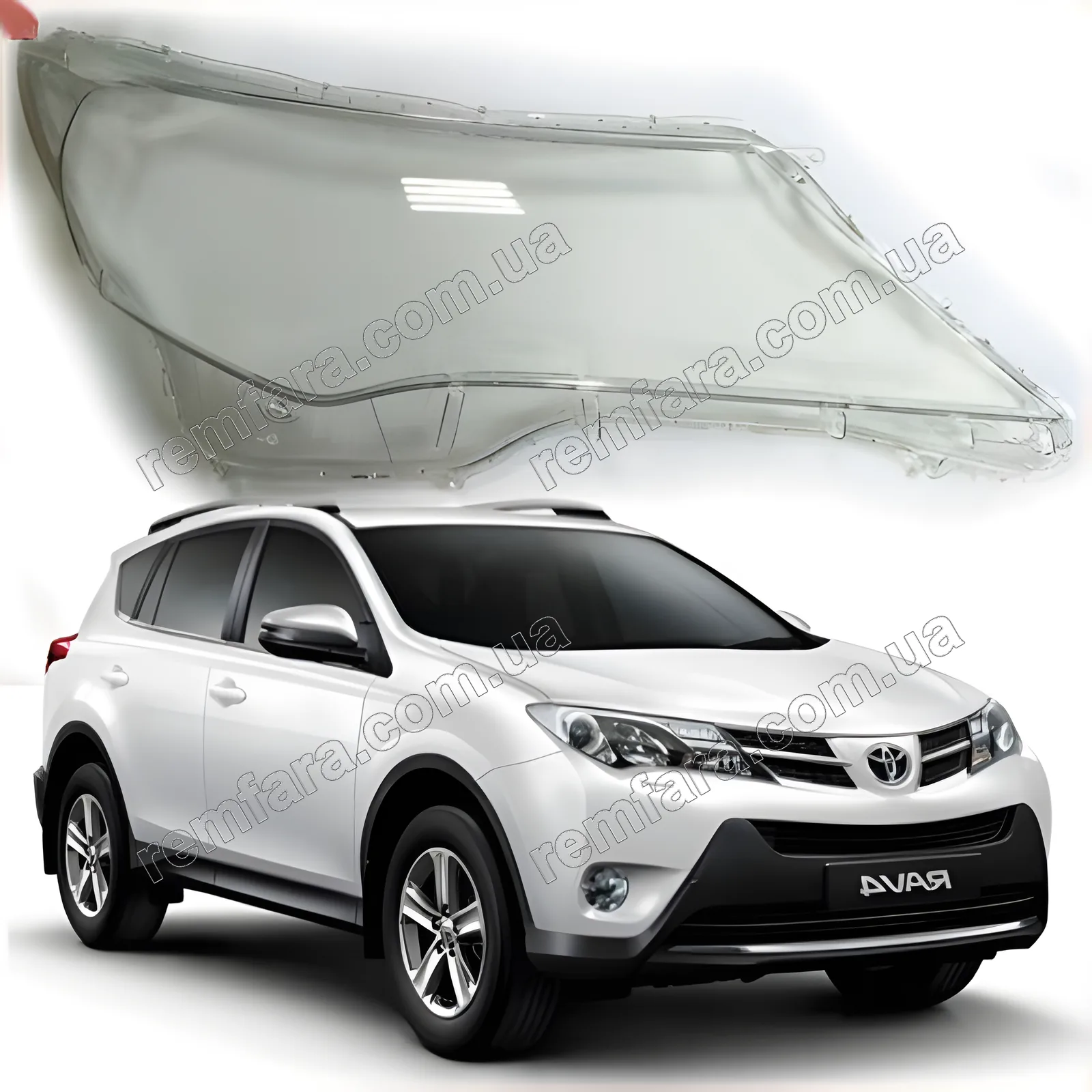 Стекло фары Toyota RAV4 4 (#A40) (2012–2015)