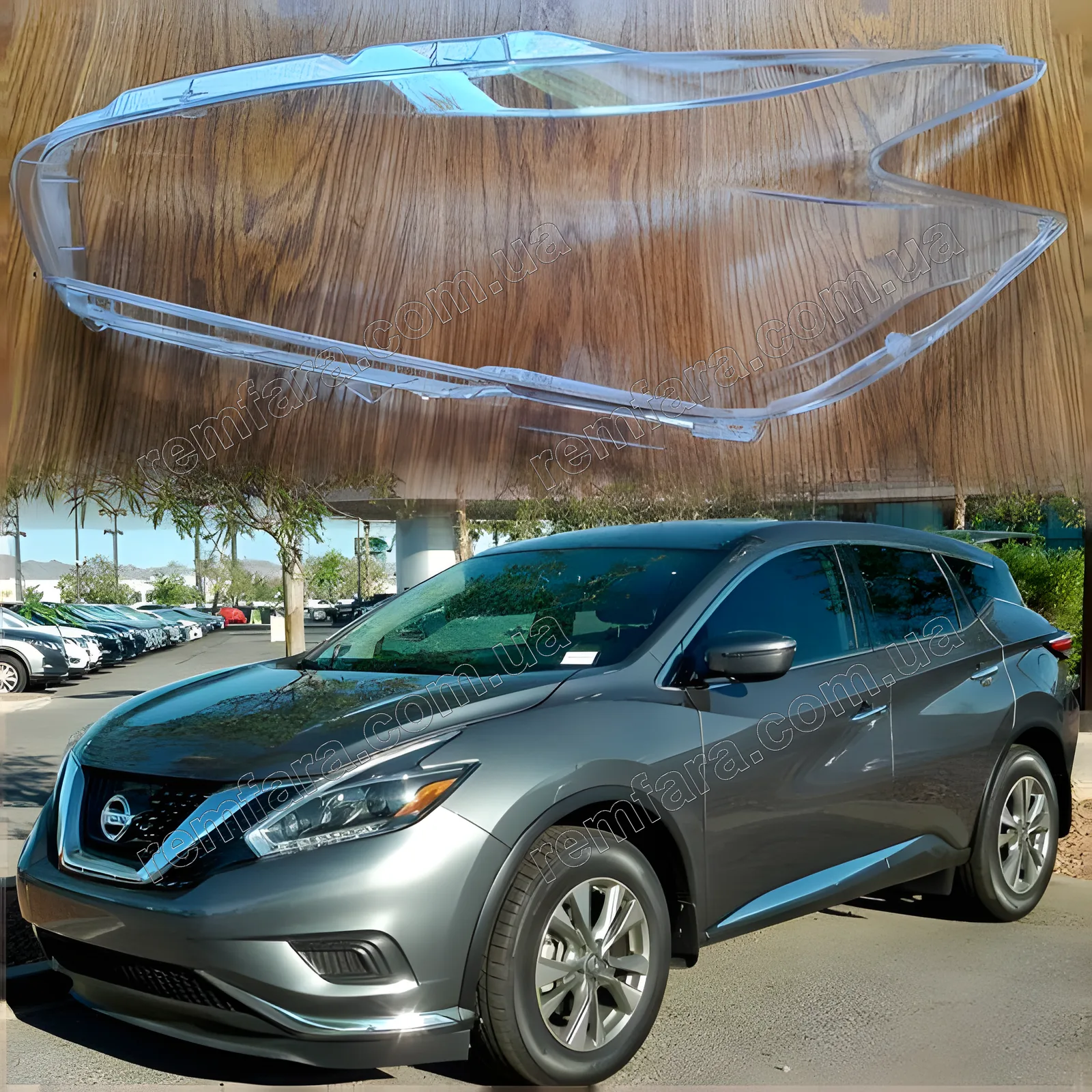 Скло фари Nissan Murano Z52, P42M (2014–2020)